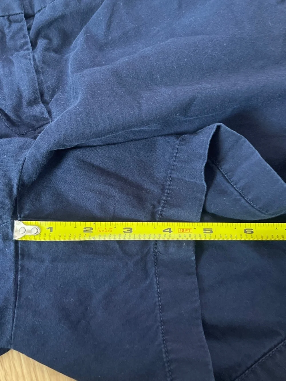 J. Crew 100% Cotton Chino Broken-In Bundle of 3 Navy Blue Khaki 5” Inseam Shorts